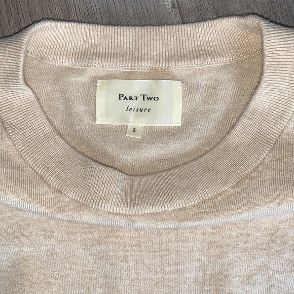 Part Two Beige Sweater Small - Picture 3 of 7